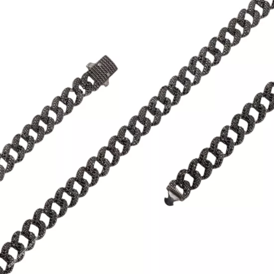 925 Ayar Siyah Taşlı Gurmet Bileklik