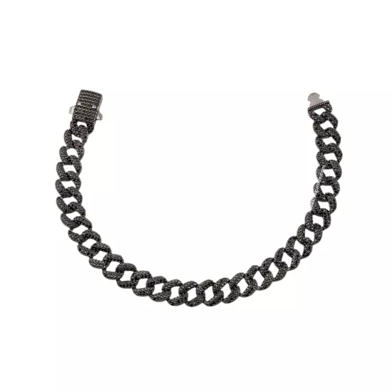 925 Ayar Siyah Taşlı Gurmet Bileklik