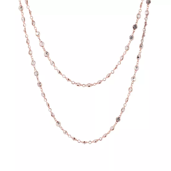 925 Ayar Sıra Taşlı Kadın Zincir Kolye