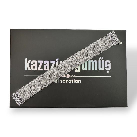 Mardin Straw Black and White Bracelet