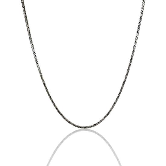925 sterling 3mm King Men’s Silver Chain
