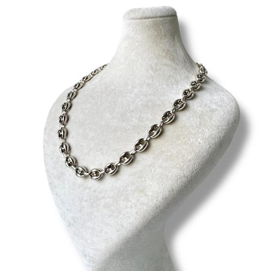 925 Sterling 8mm Sailor Chain Silver Necklace