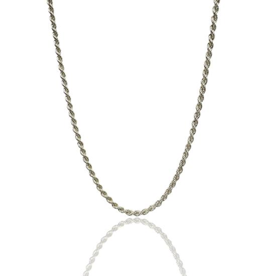 925 Sterling 5mm Rope Women’s Silver Chain