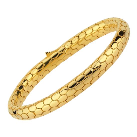 925 carat Snake Gold Plated Vip Silver Bracelet