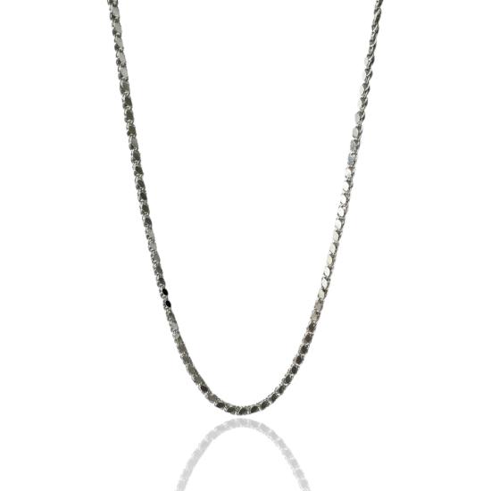 925 Sterling Barley Chain Men’s Silver Necklace