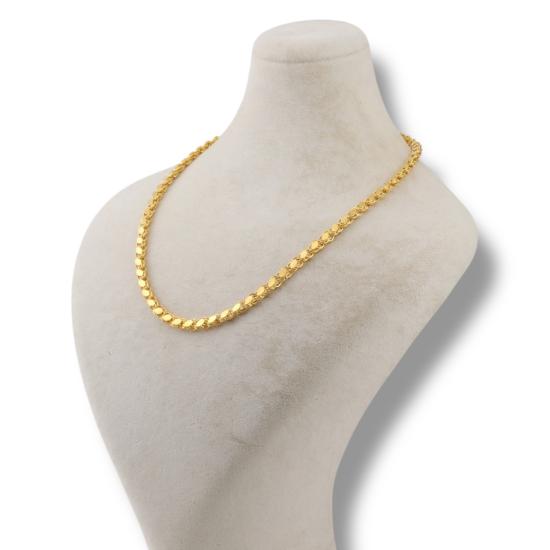 925 Sterling Barley Chain Men’s Silver Necklace