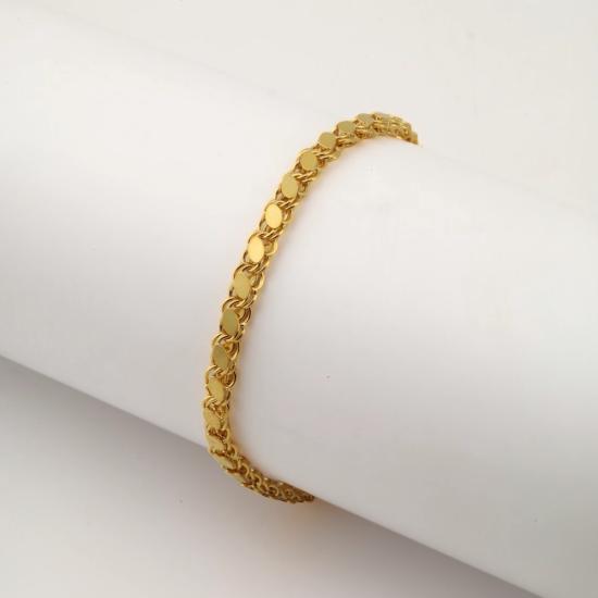 925 Sterling Barley Chain Men’s Silver Bracelet