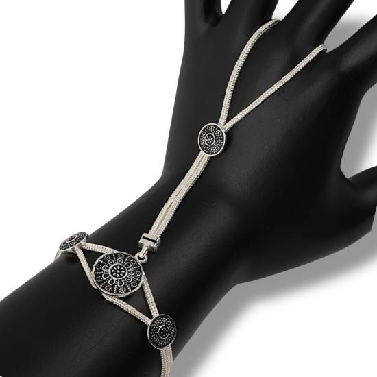 Mardin Womens Sahmeran Sterling Silver Bracelet
