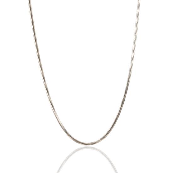 925 Sterling Silver Herringbone Chain Necklace