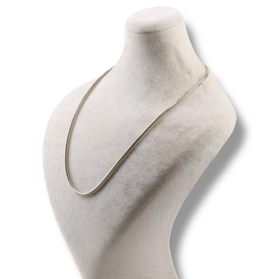 925 Sterling Silver Herringbone Chain Necklace
