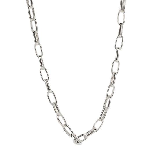 925 Sterling Silver Chain Necklace with Links