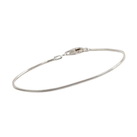 925 Sterling Silver Herringbone Chain Necklace
