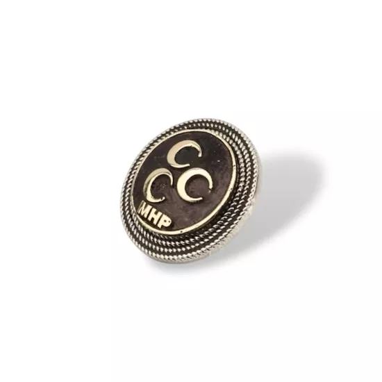 925 Ayar Telkari MHP Gümüş Rozet