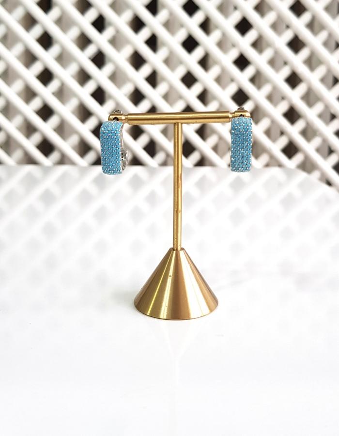 Square Turquoise Earrings