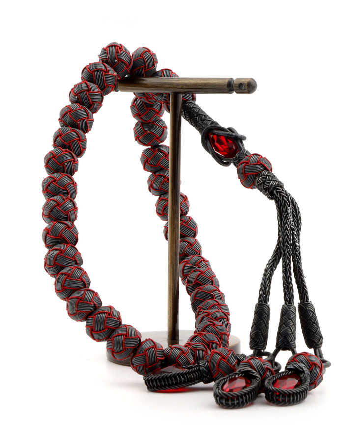 Red and White Male Rosary