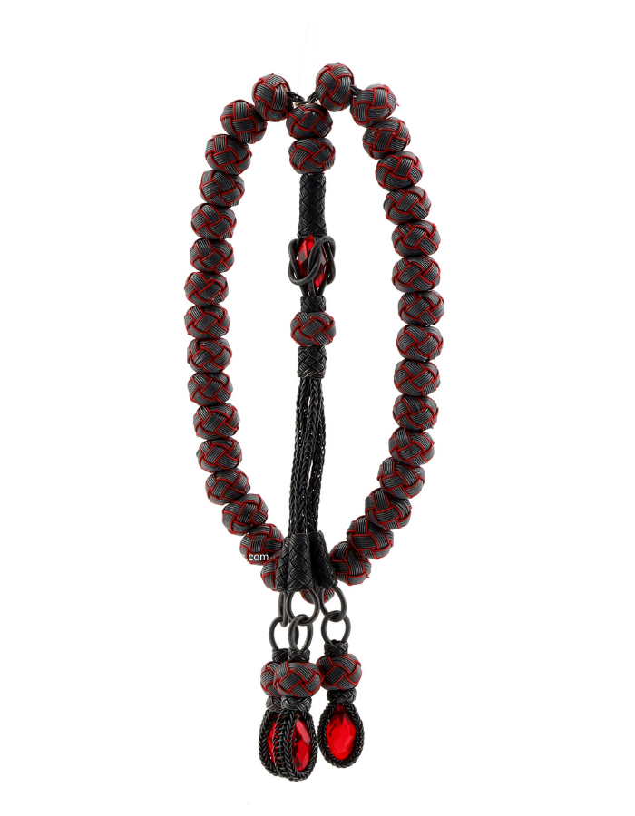 Red and White Male Rosary