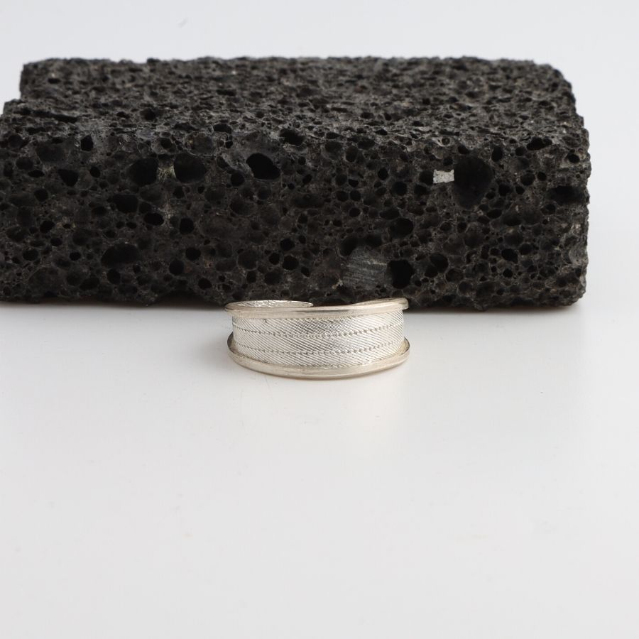 Trabzon Hasırı Silver Ring