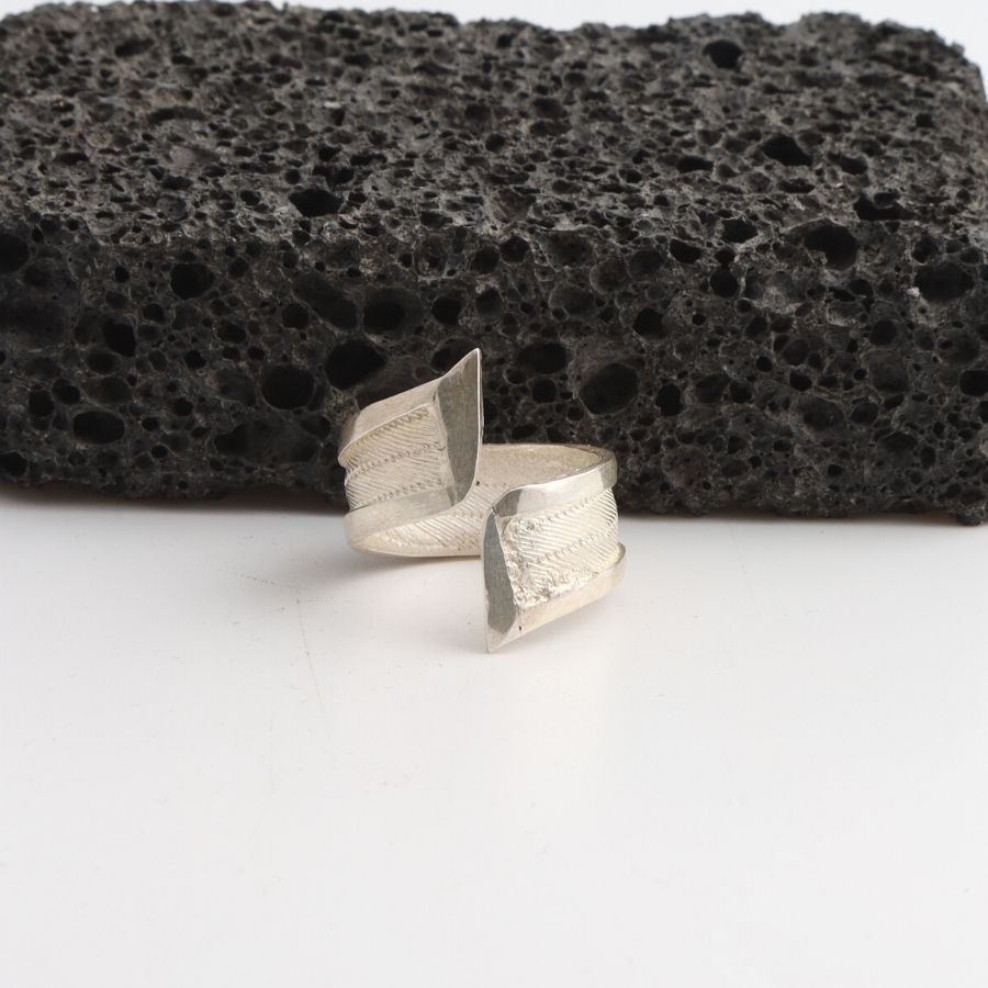 Trabzon Hasırı Silver Ring