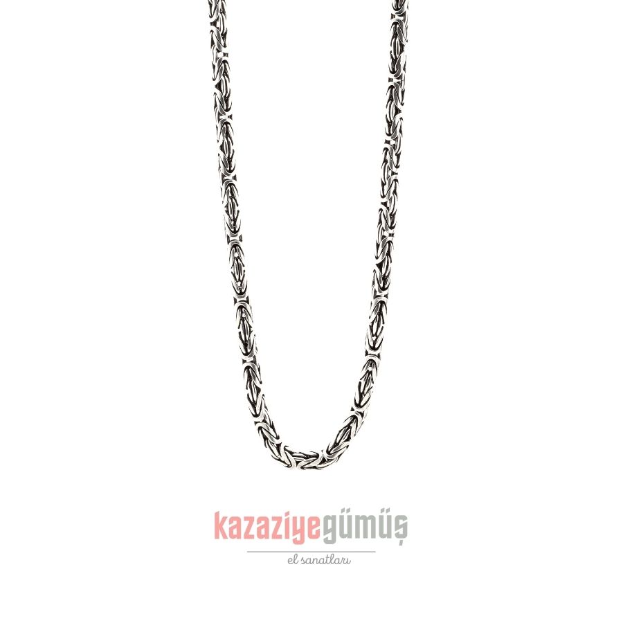 5mm King Mens Silver Chain