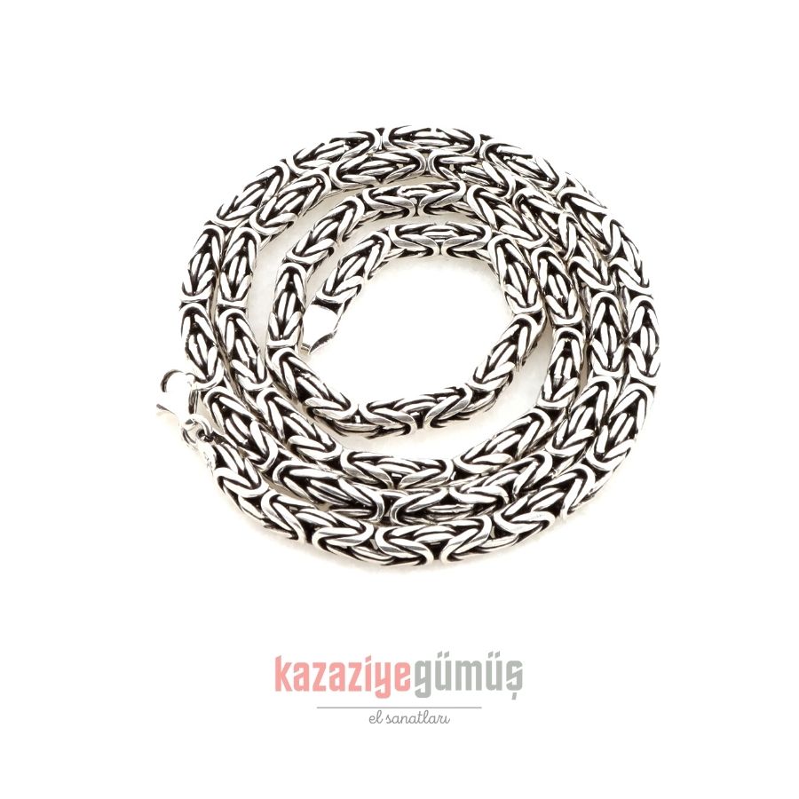 5mm King Mens Silver Chain